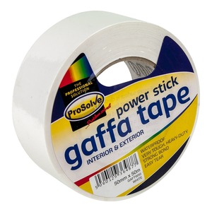 50mmx50m White TackMax® Polycloth (Duct) Tape